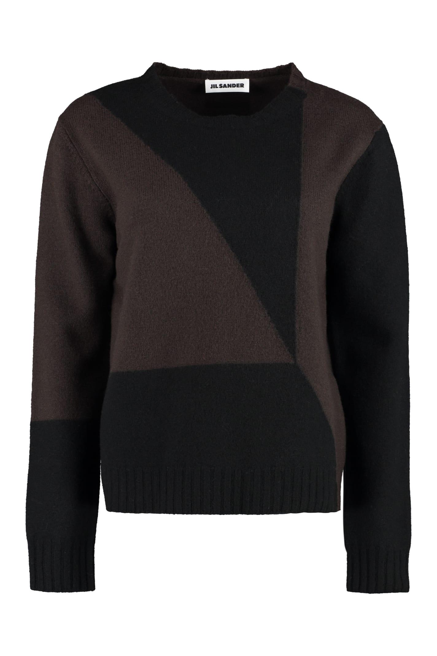 jil sander crew-neck wool sweater