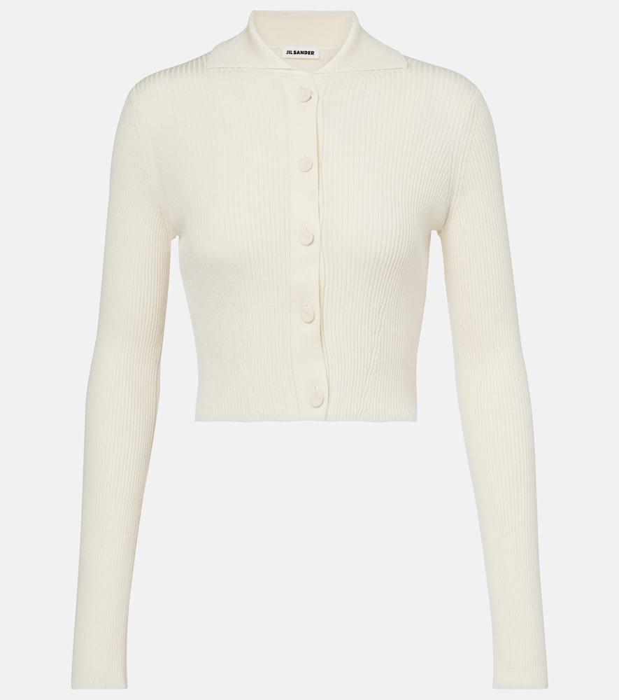 jil sander cropped cardigan
