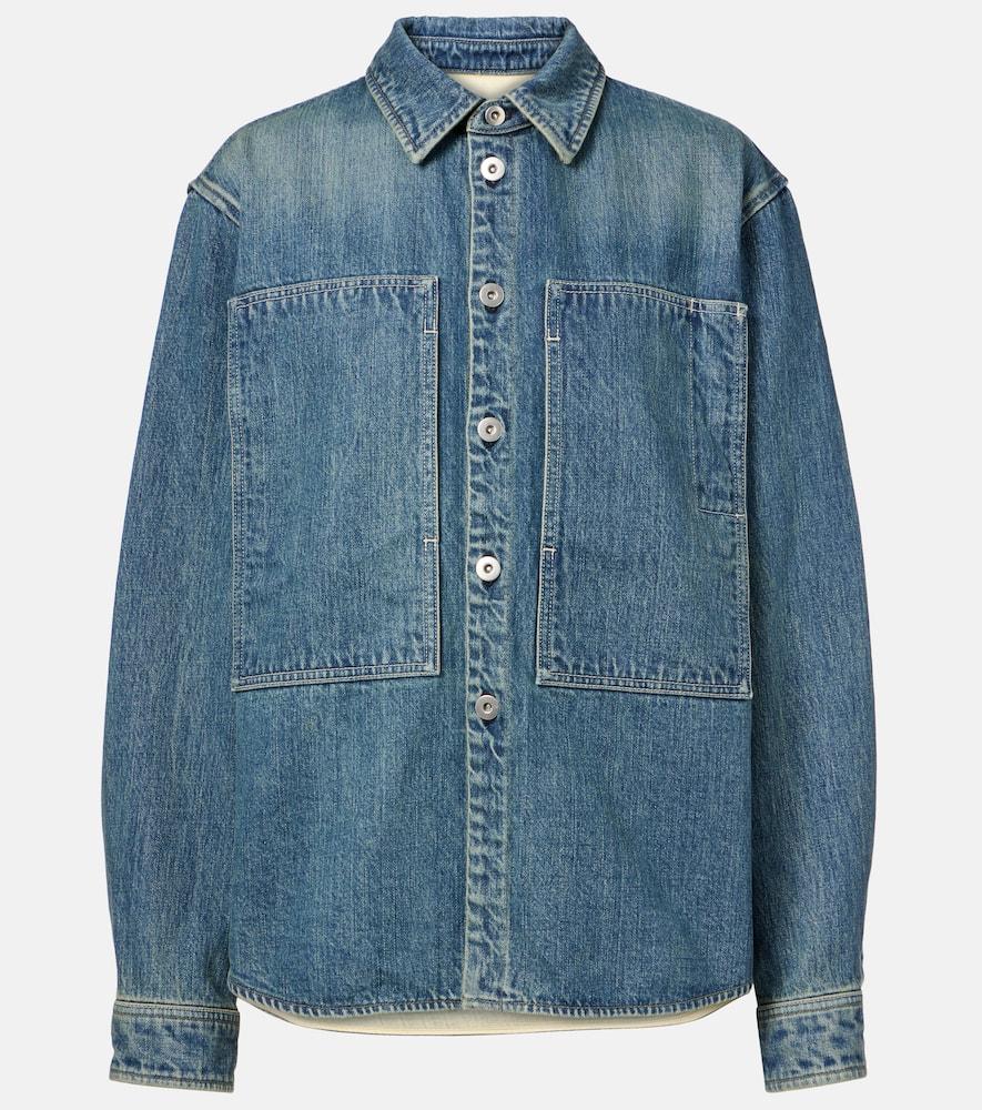 jil sander denim overshirt