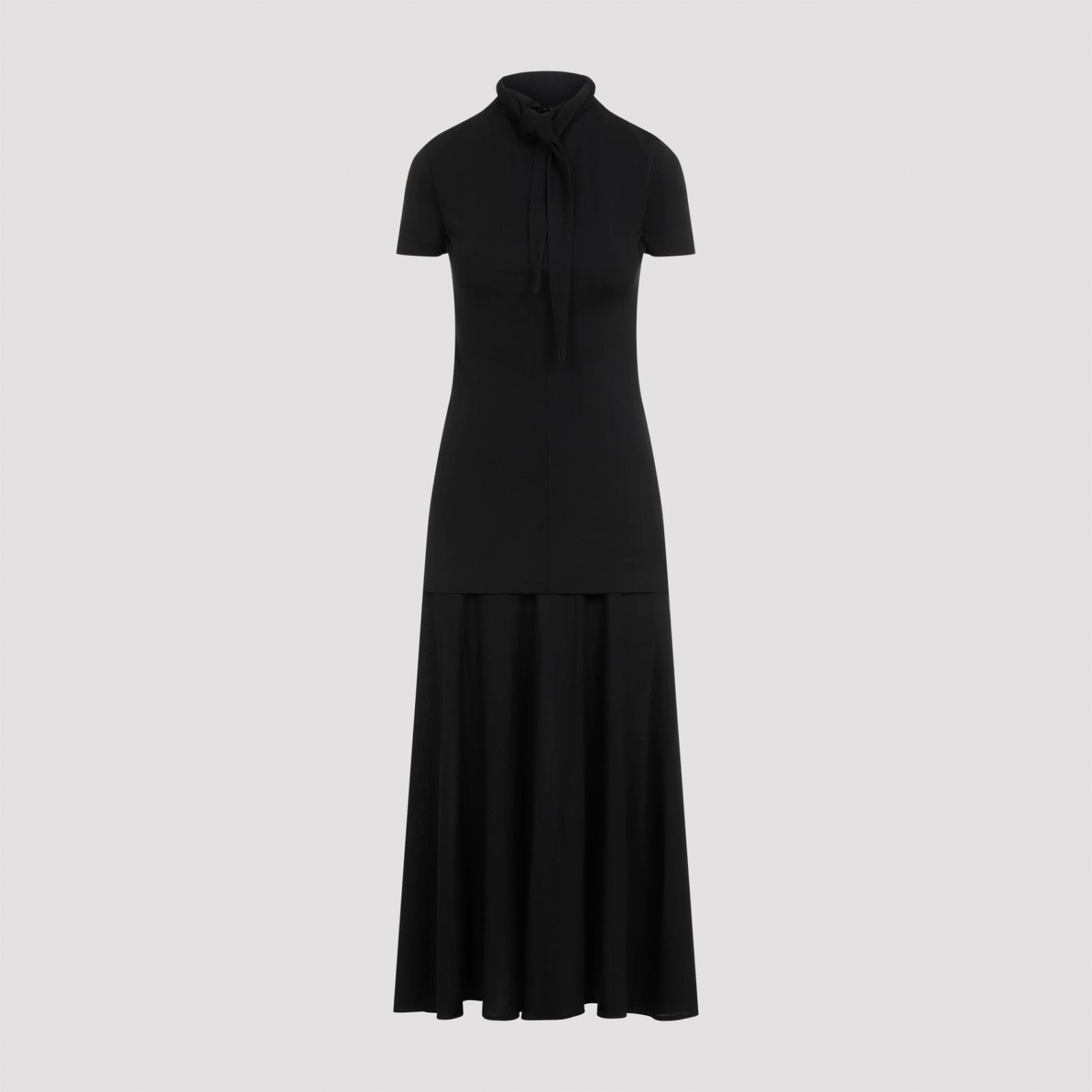 jil sander draped midi dress