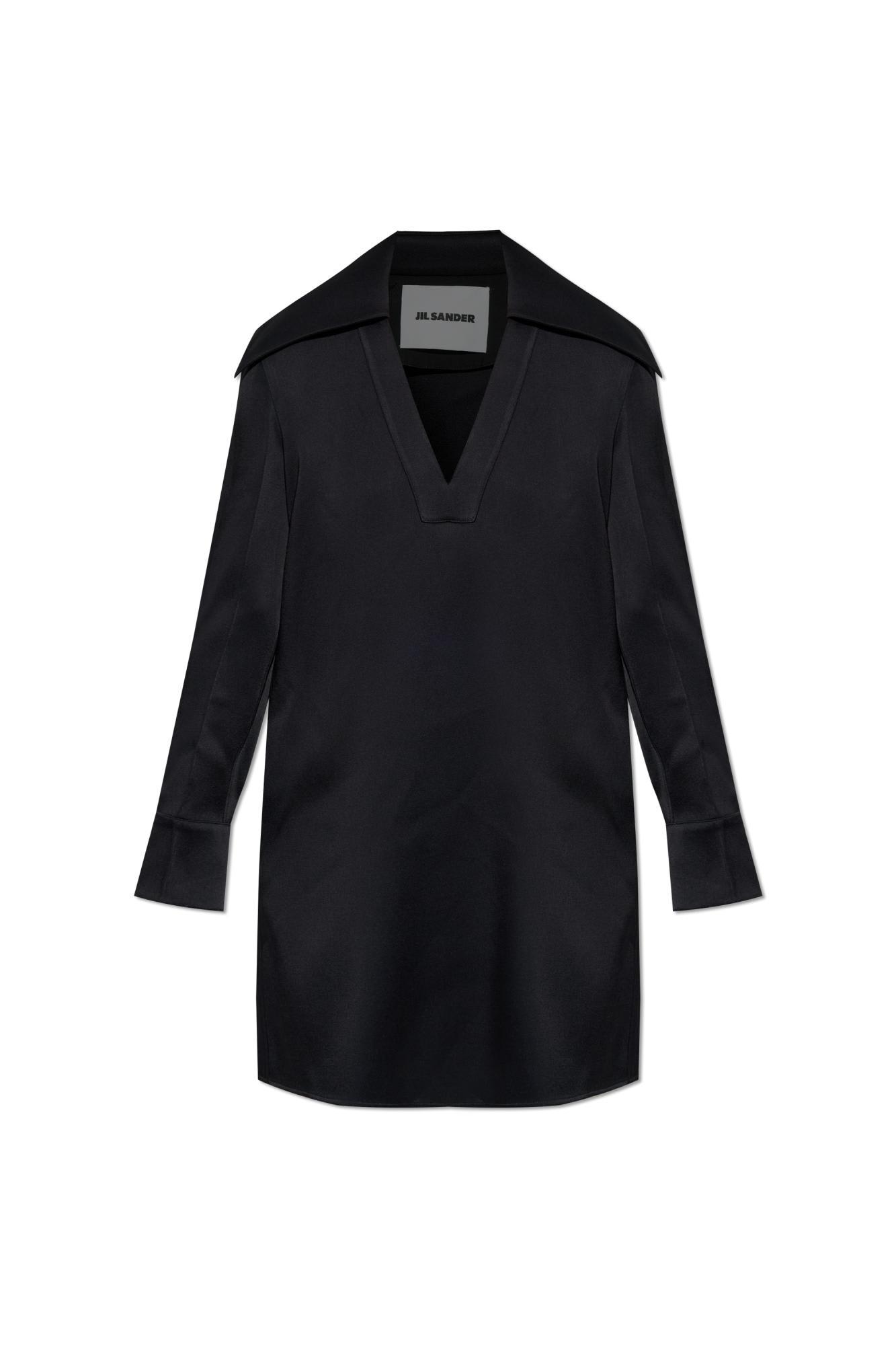 jil sander dress with collar