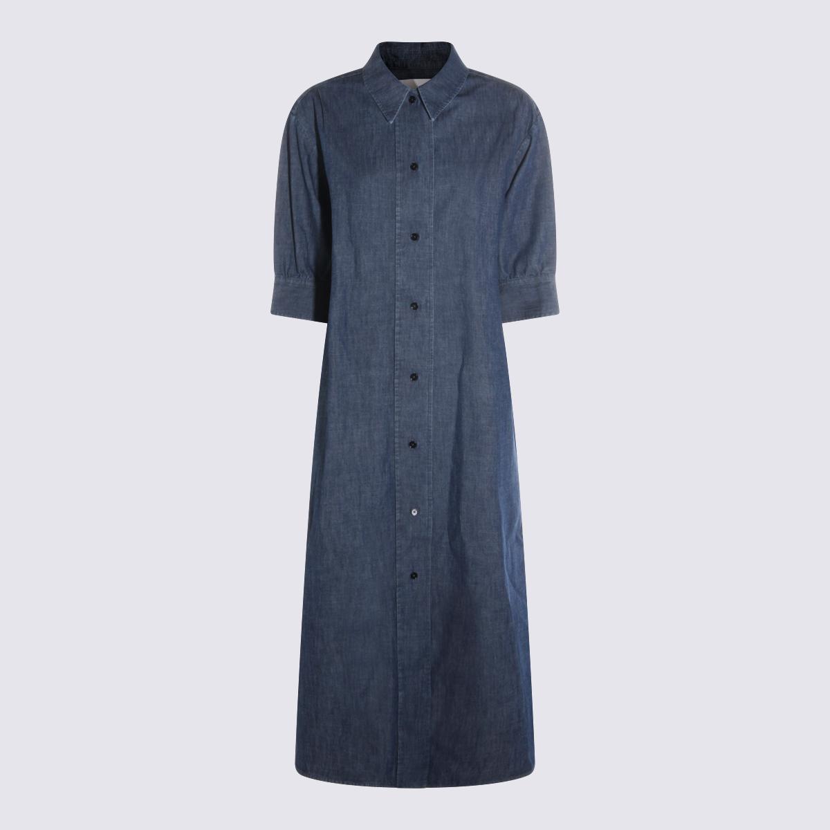 jil sander dresses blue _co - women