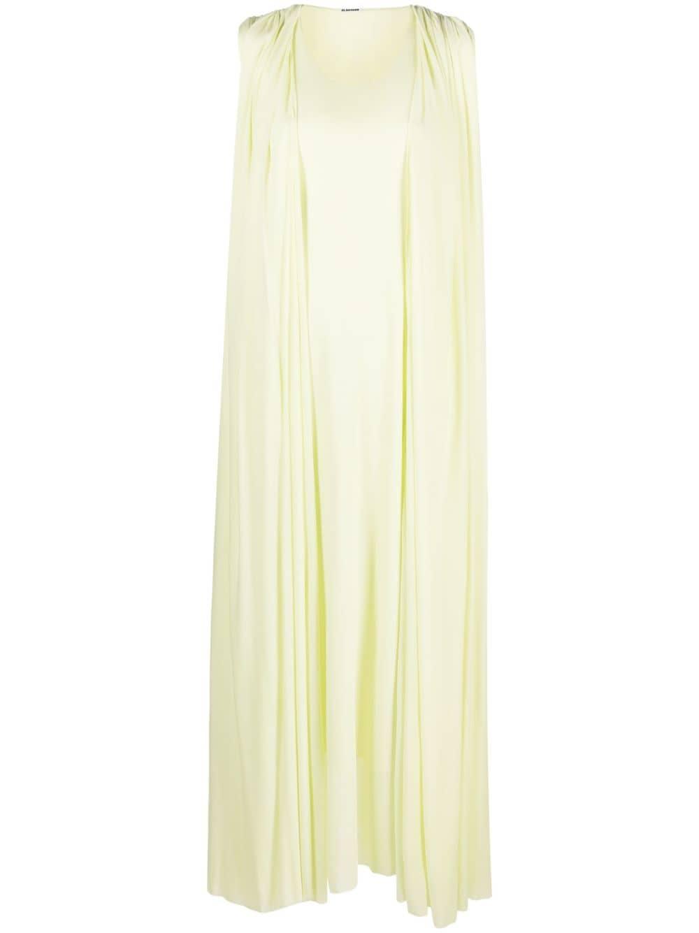 jil sander dresses yellow viscose - women