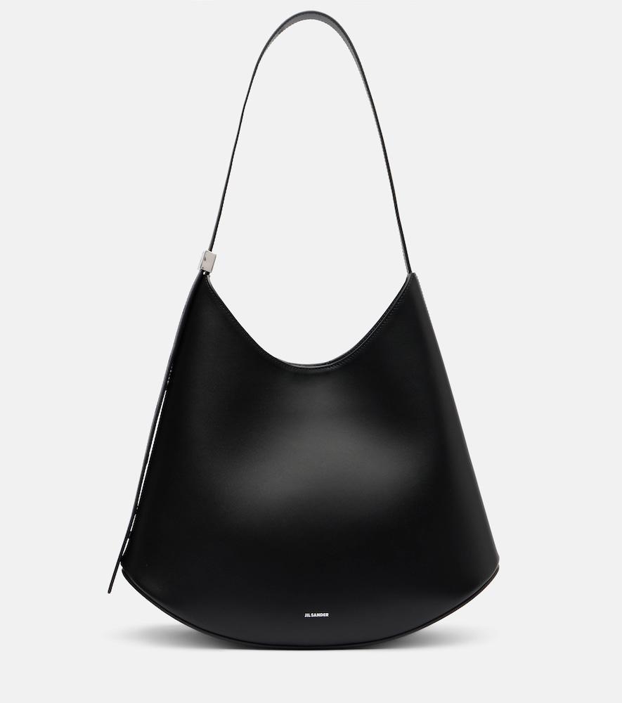jil sander eldorado medium leather shoulder bag