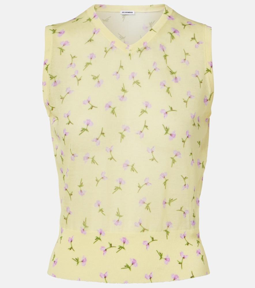 jil sander floral cotton