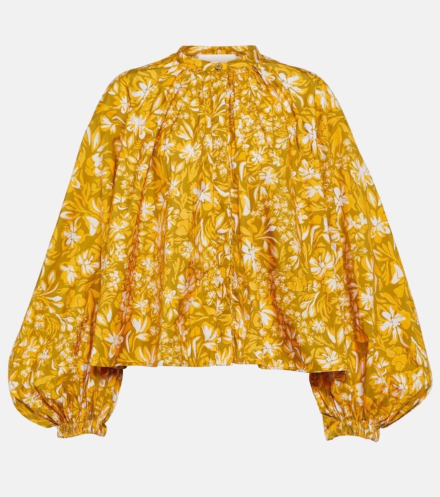 jil sander floral puff