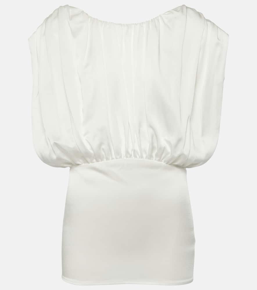 jil sander gathered top