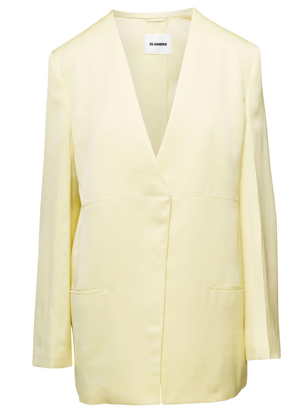 jil sander jacket with back slit