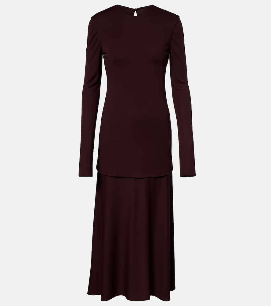 jil sander jersey maxi dress