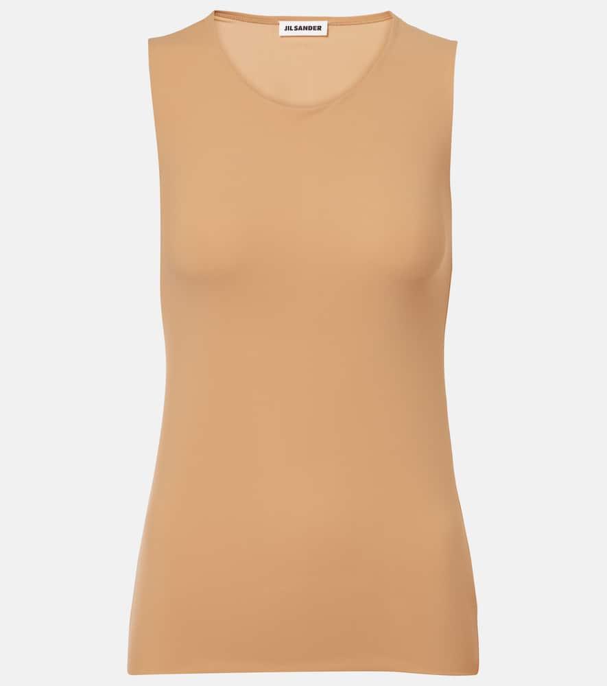 jil sander jersey tank top