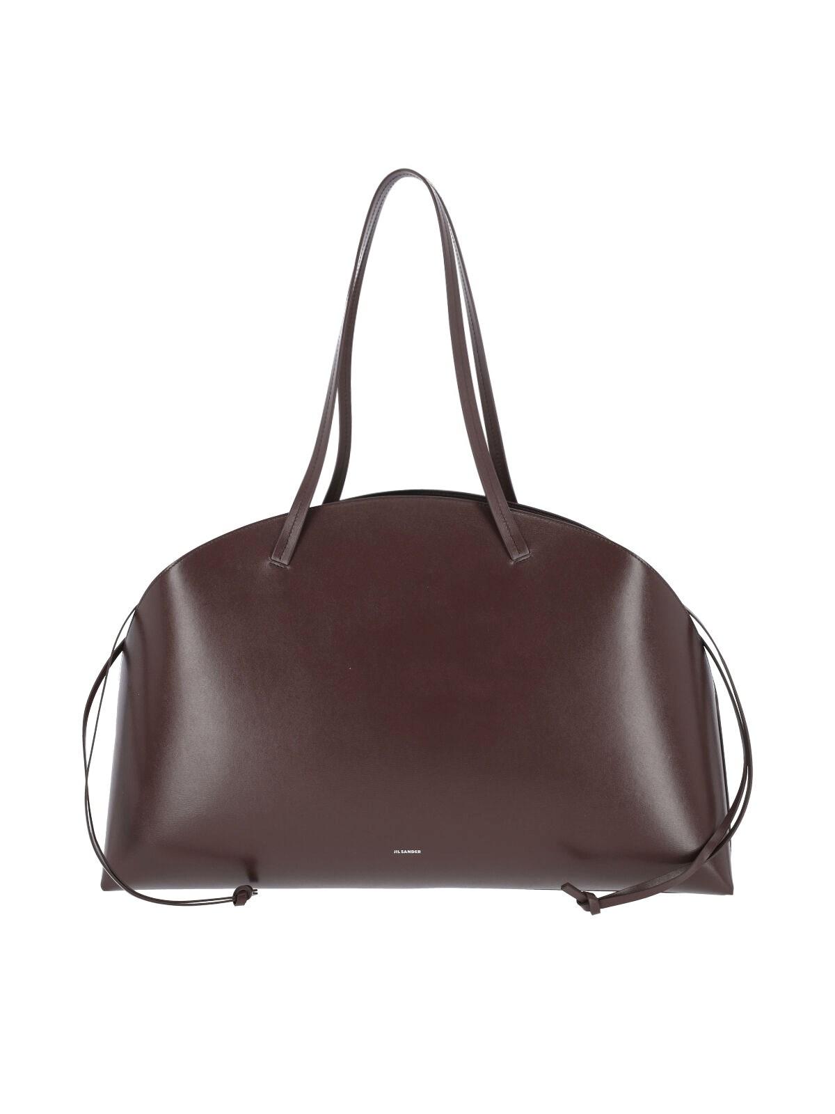 jil sander large shoulder bag "curve shoulder"