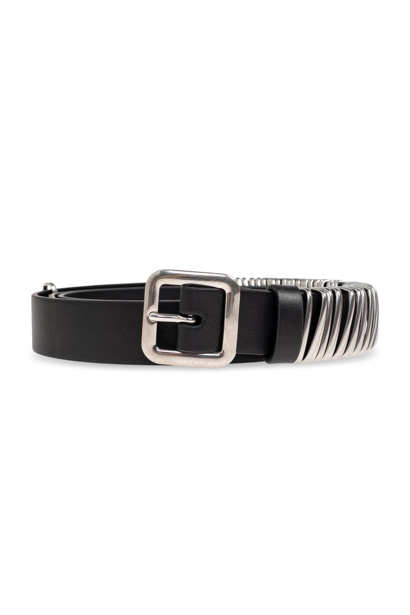 jil sander leather belt