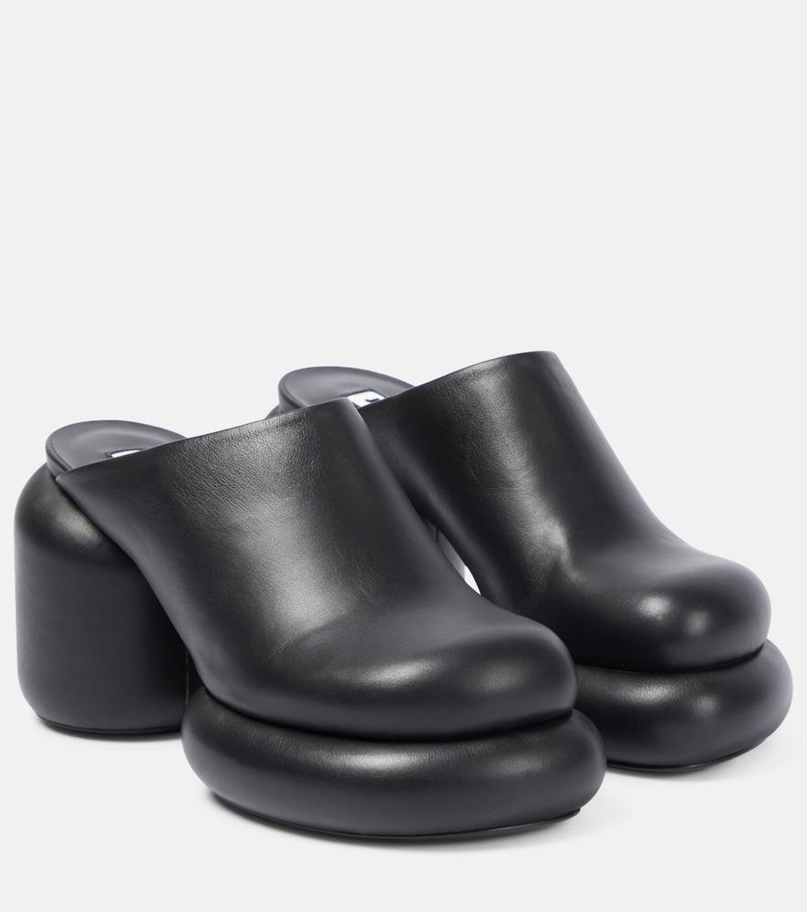 jil sander leather mules