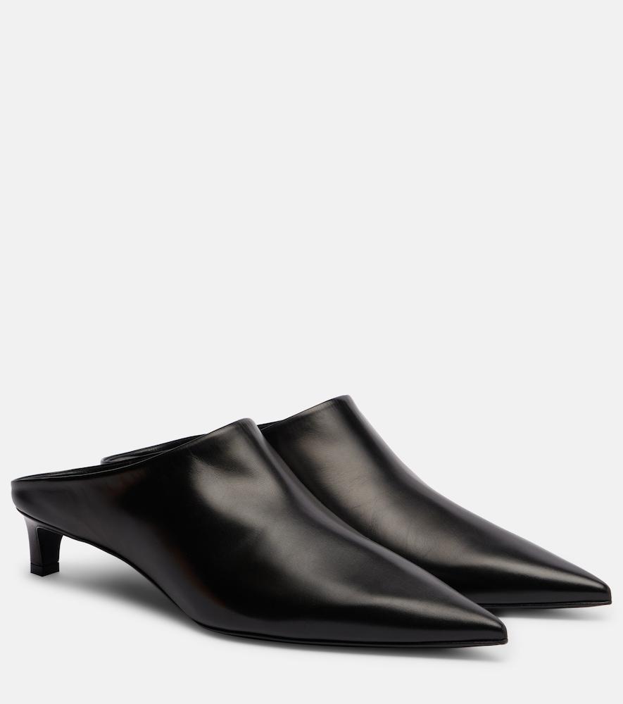 jil sander leather mules
