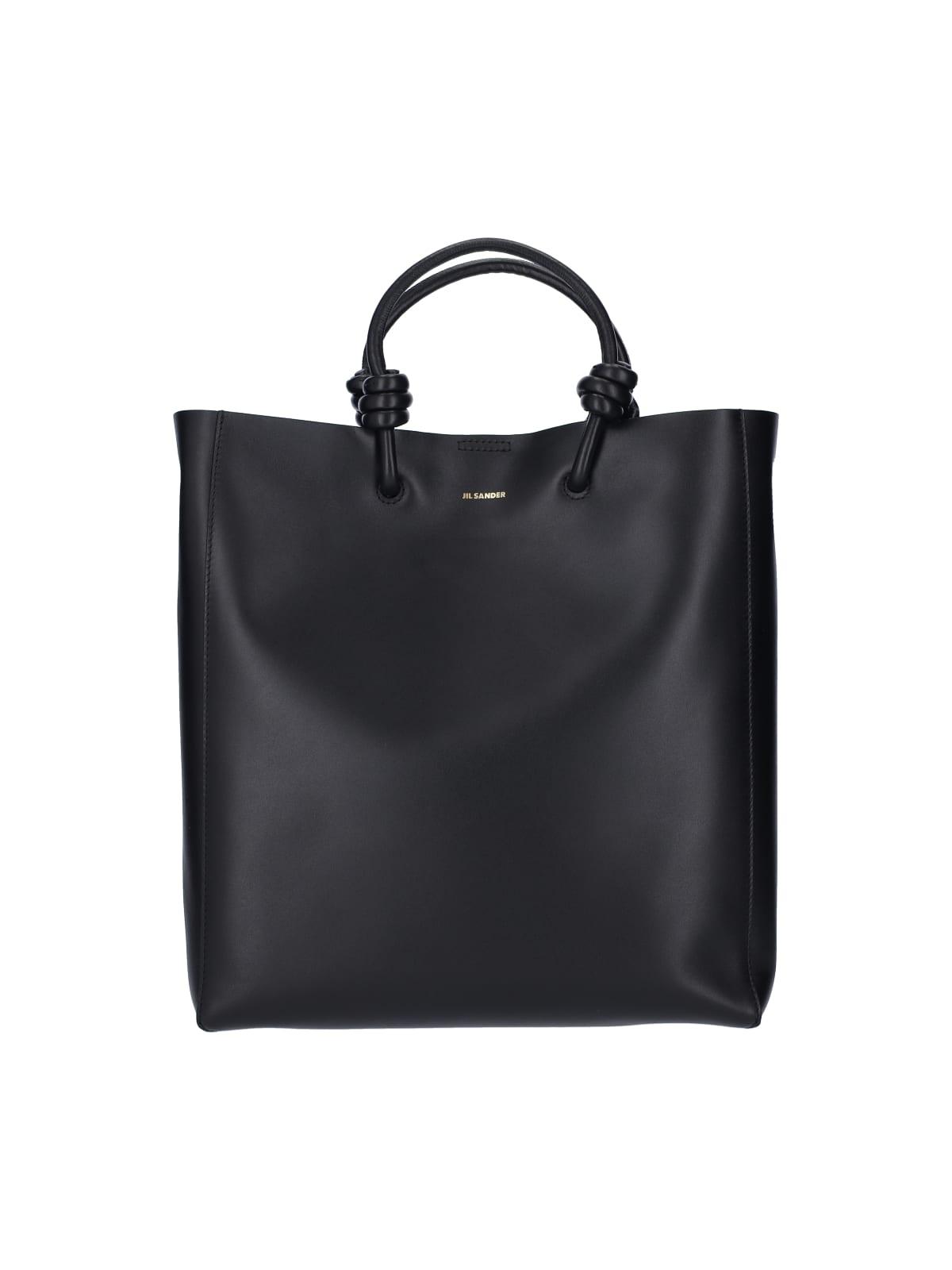 jil sander leather tote