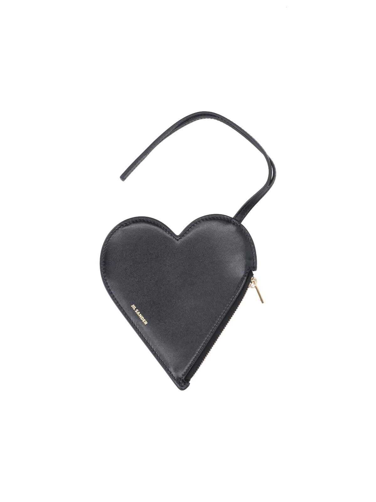 jil sander logo clutch bag