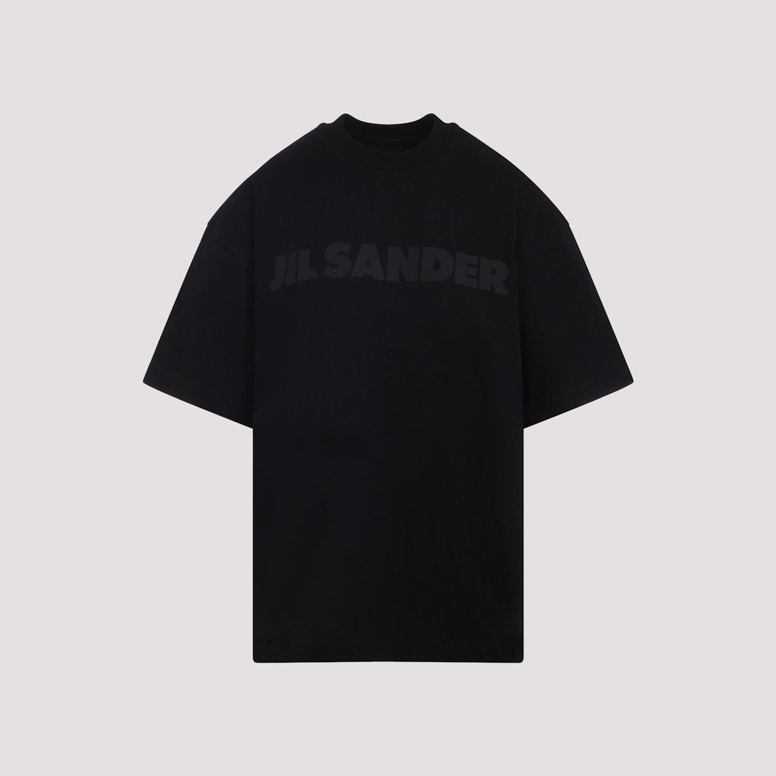 jil sander logo cotton t-shirt