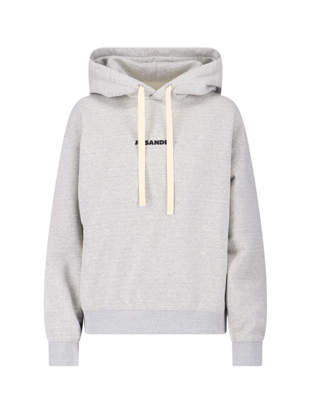 jil sander logo hoodie