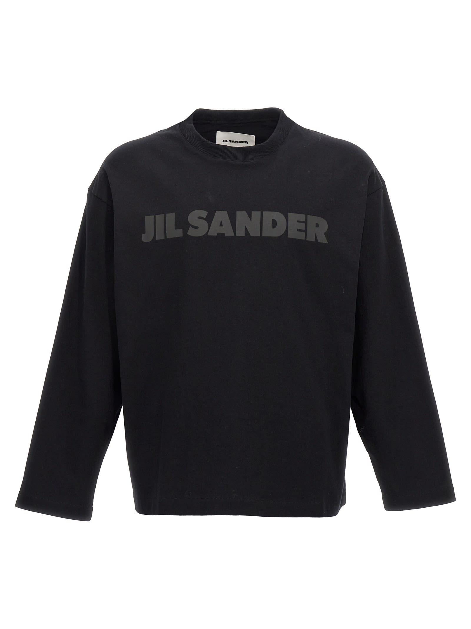 jil sander logo print t-shirt