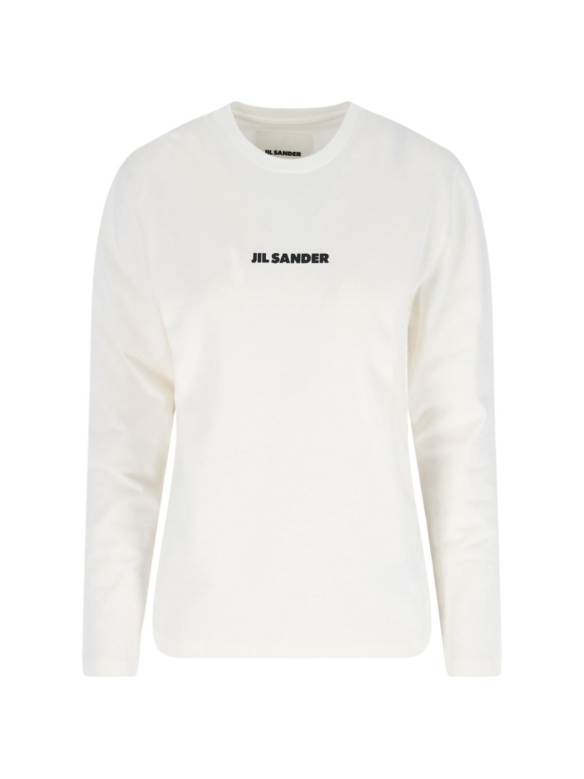 jil sander logo sweater