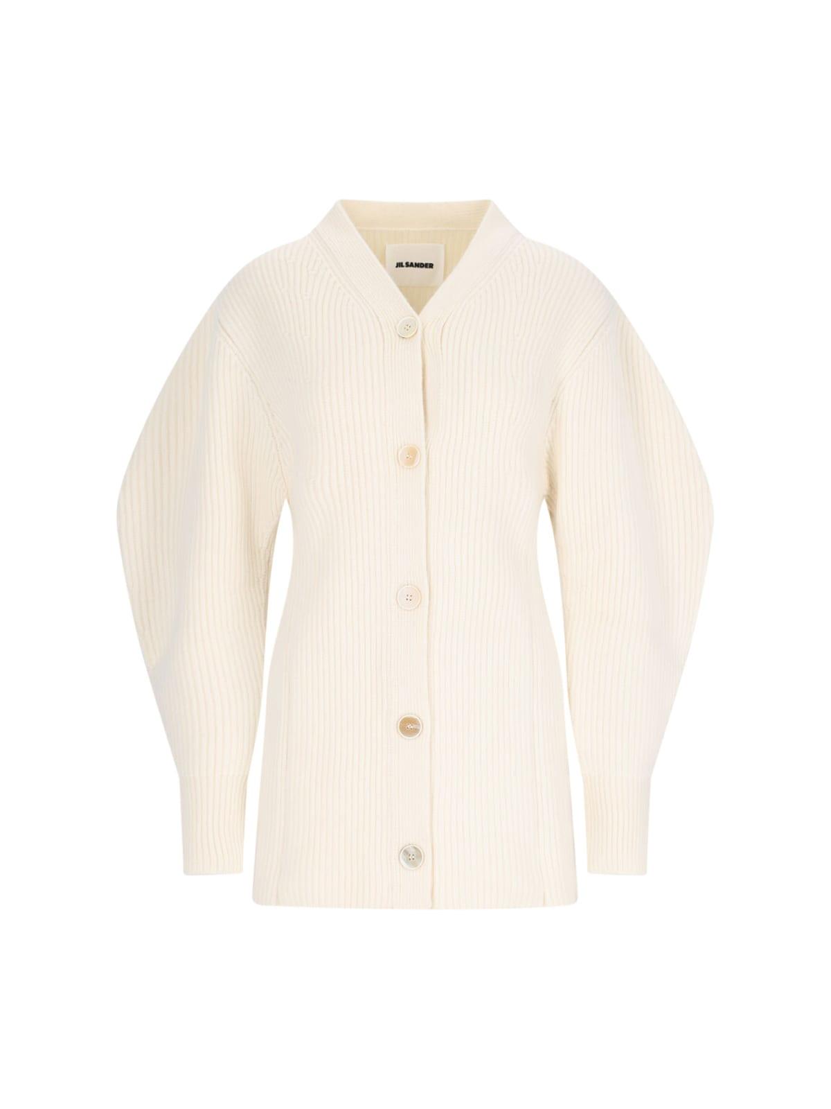 jil sander long cardigan