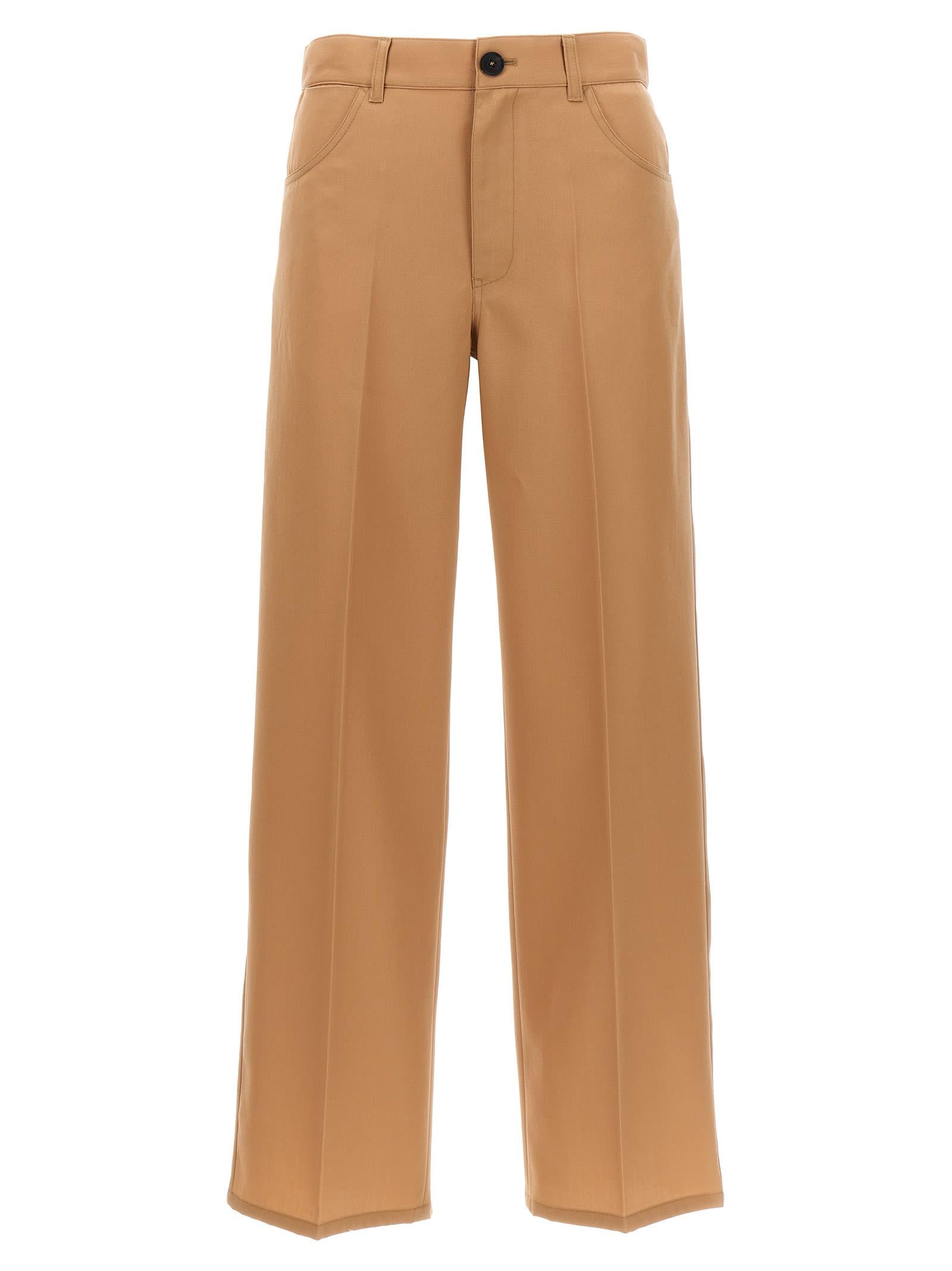 jil sander loose leg pants