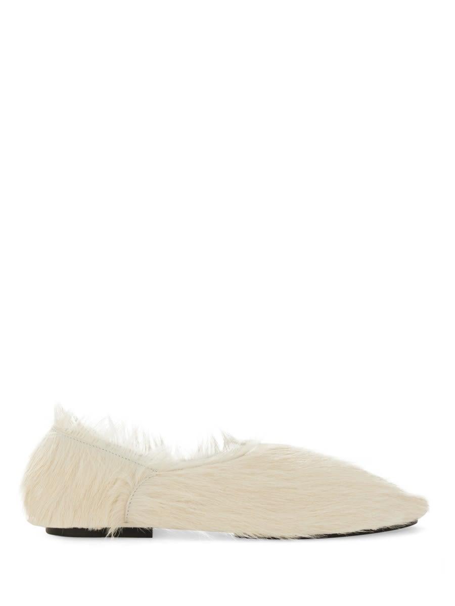 jil sander low leather slipper