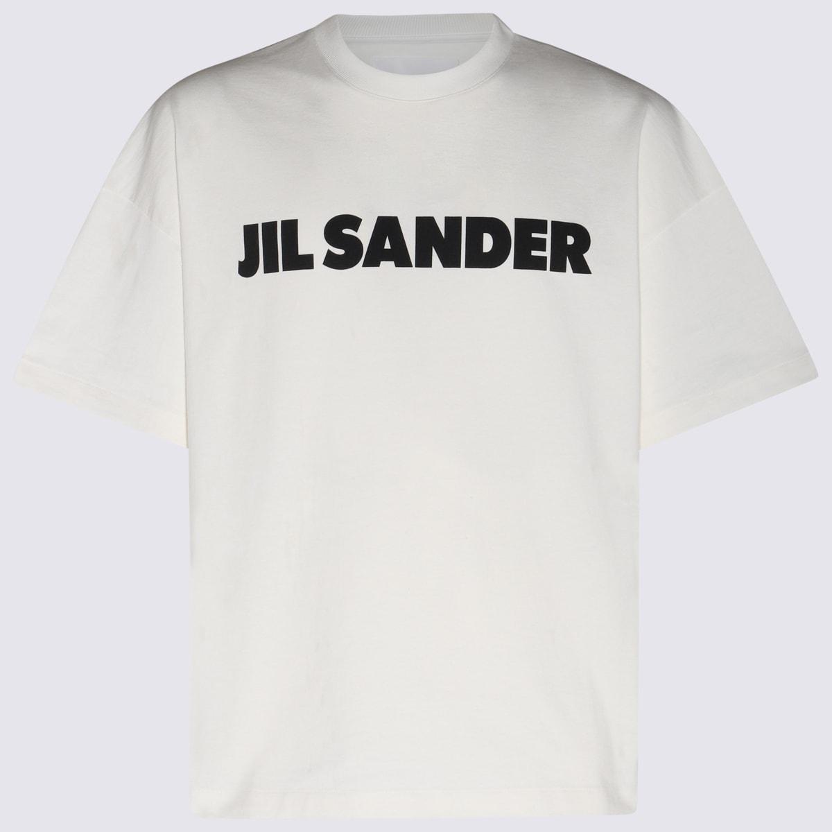 jil sander maxi logo t-shirt