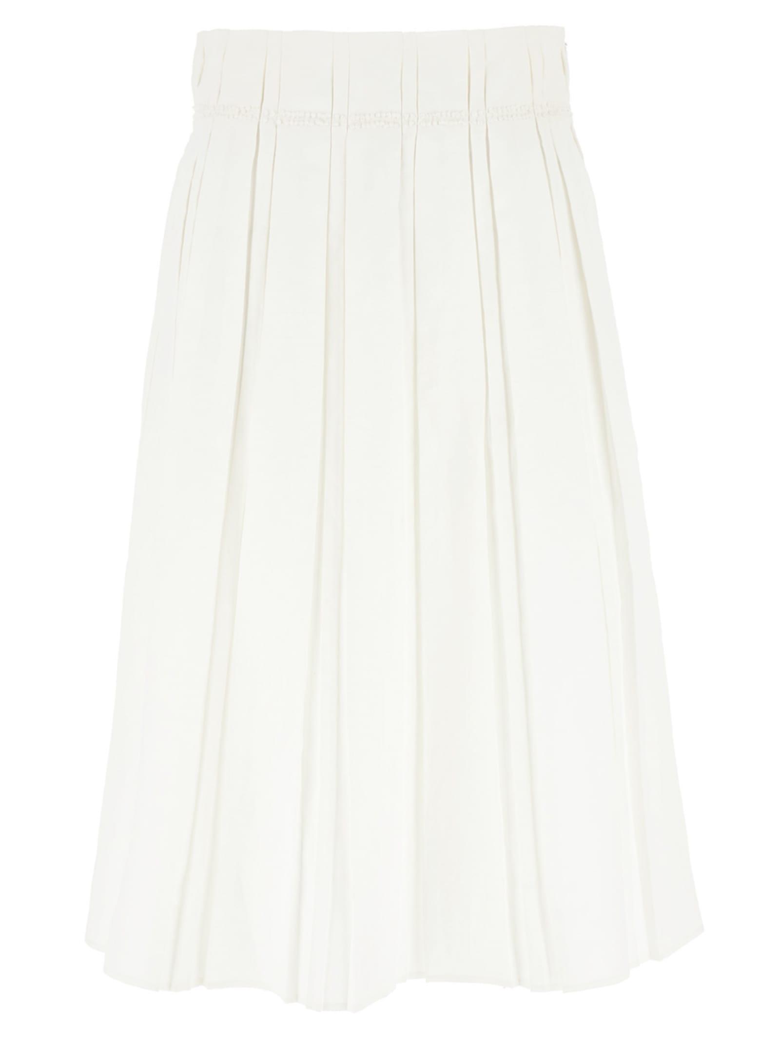 jil sander midi skirt