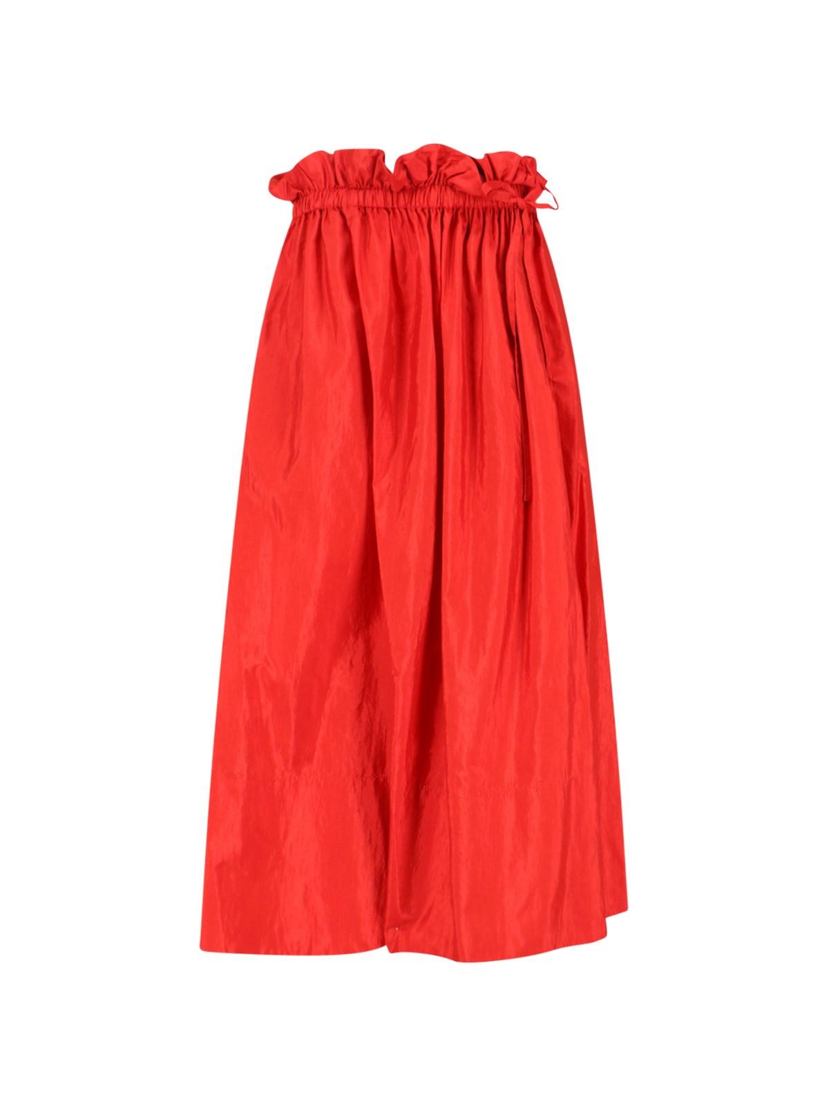 jil sander midi skirt