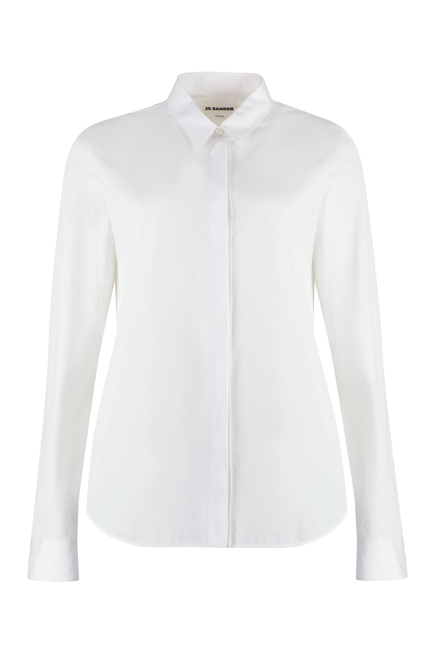 jil sander monday cotton poplin shirt