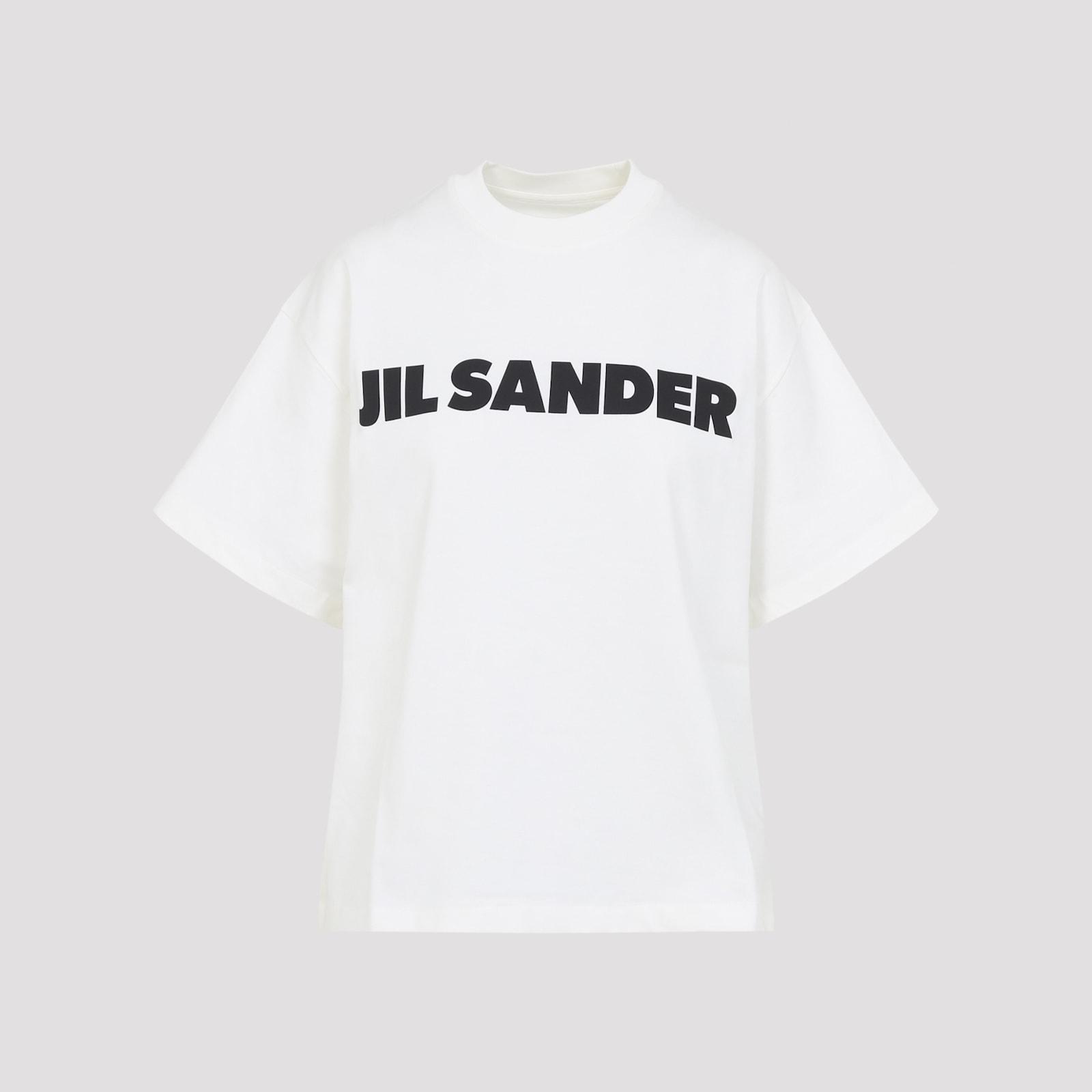 jil sander oversize logo t-shirt