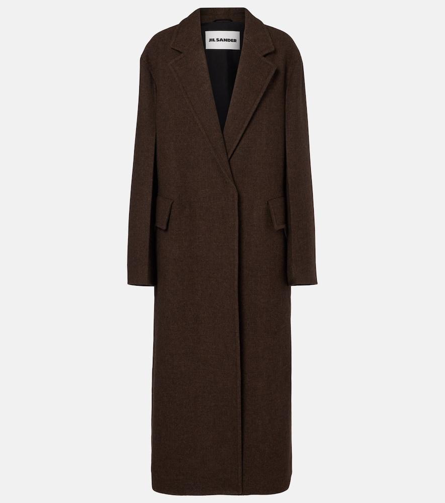 jil sander oversized wool coat