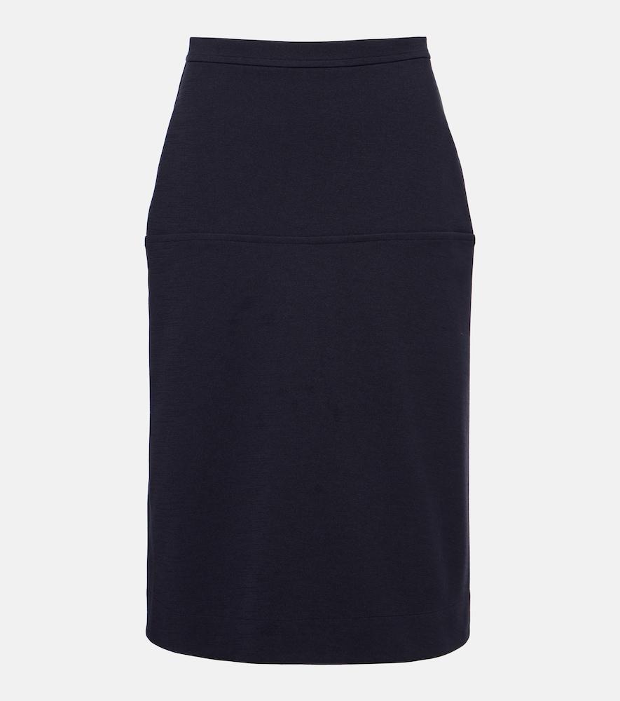 jil sander paneled pencil skirt