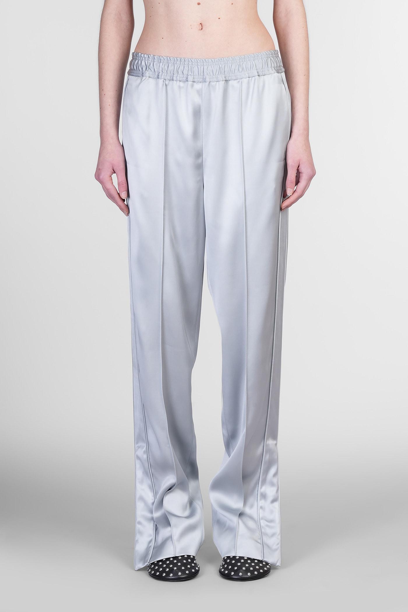 jil sander pants in grey viscose