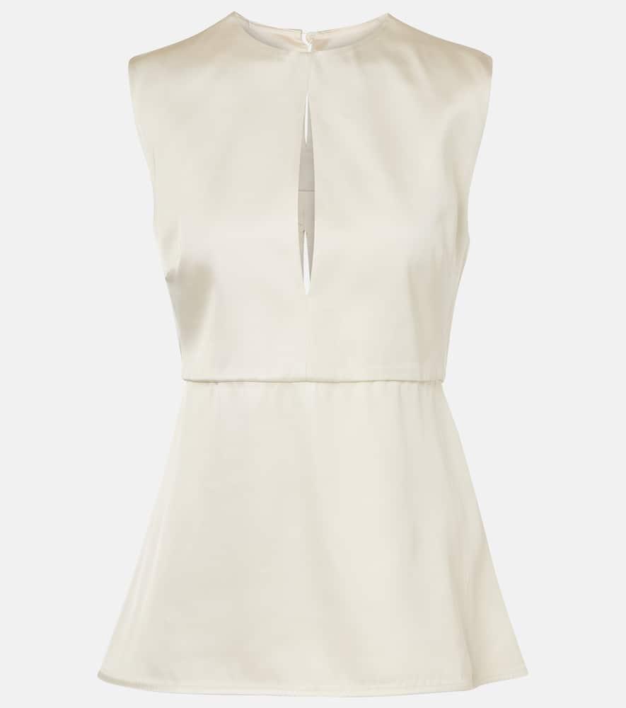 jil sander peplum top