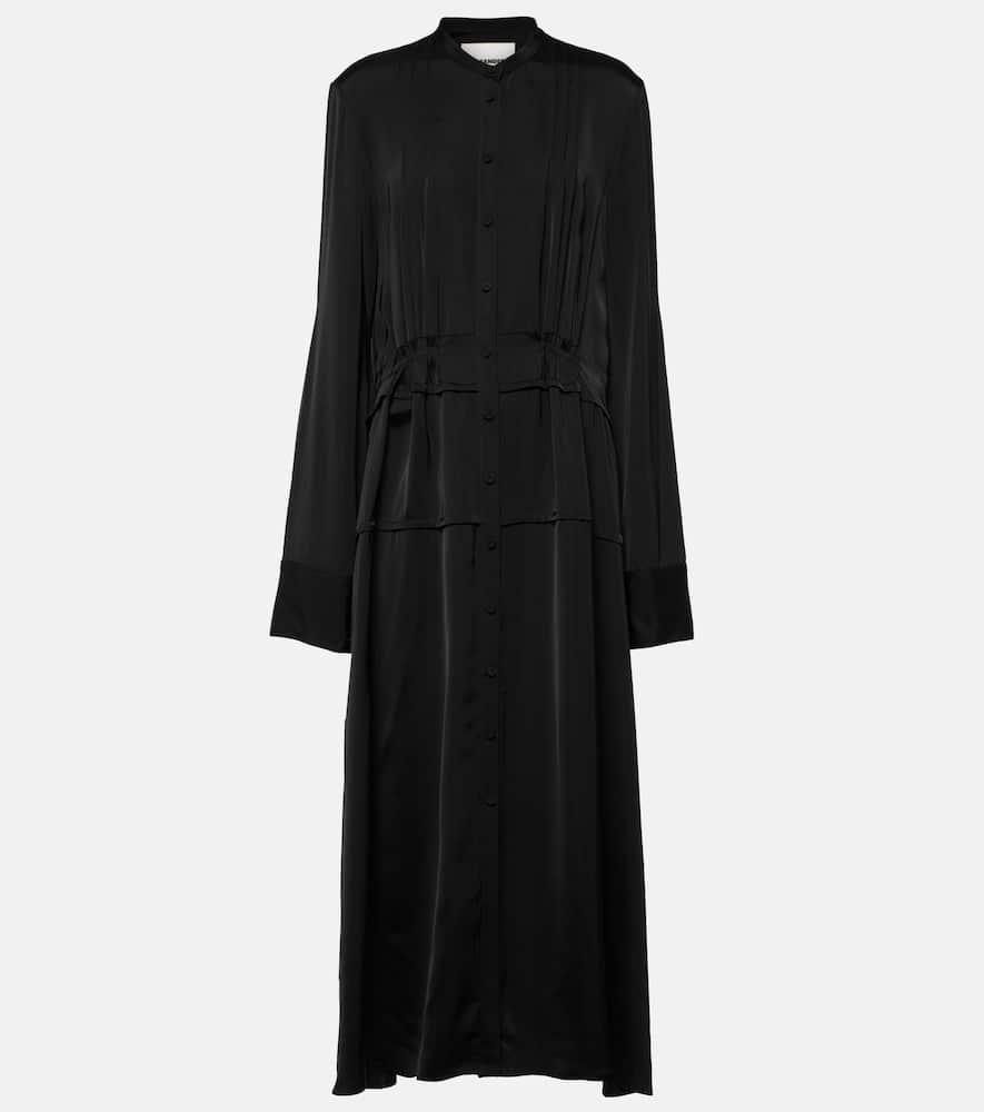 jil sander pleated shirt dress