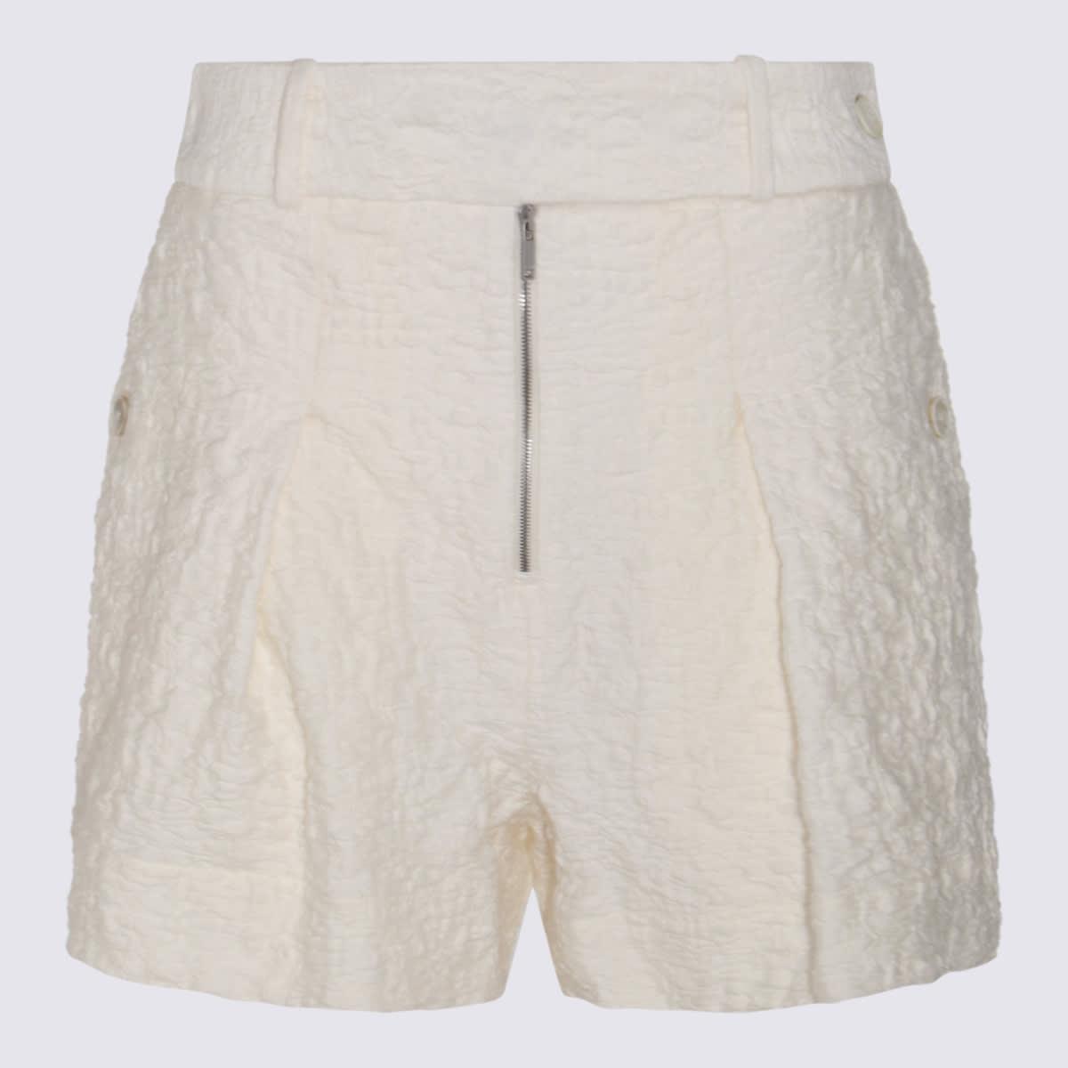jil sander porcelain cotton shorts