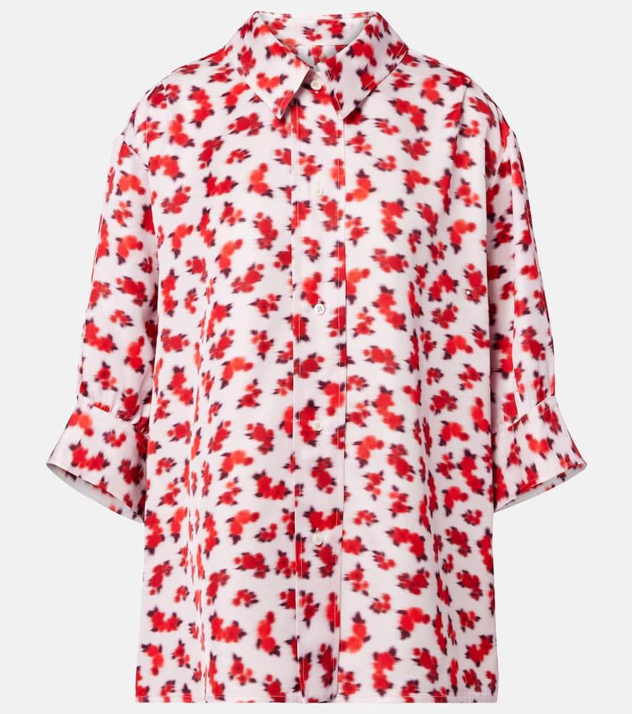 jil sander printed shirt