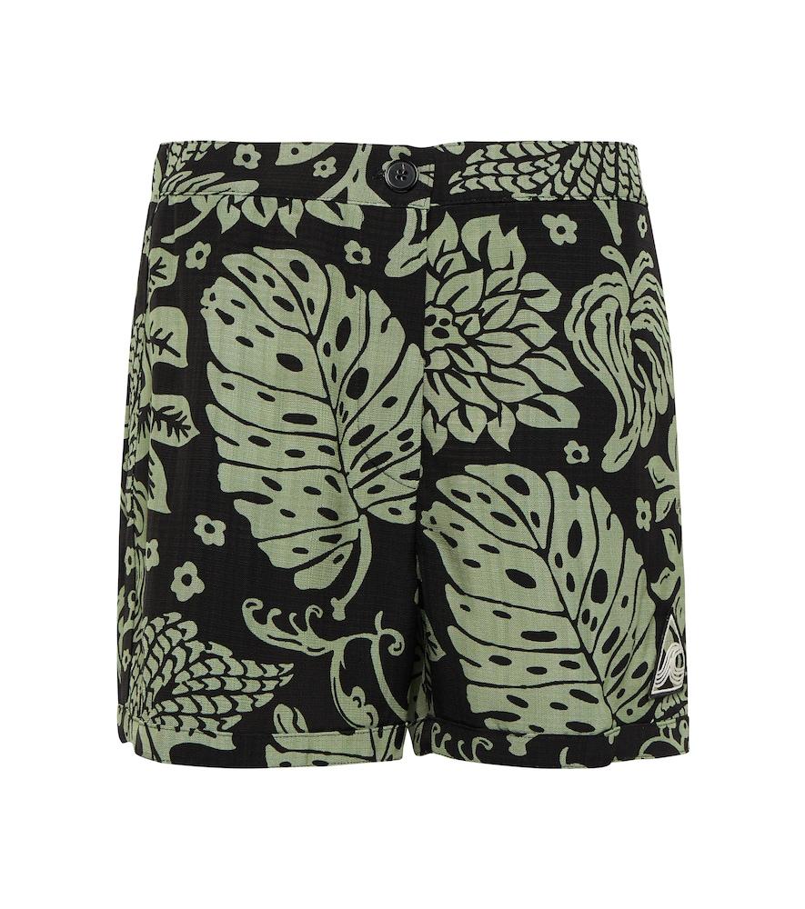 jil sander printed shorts