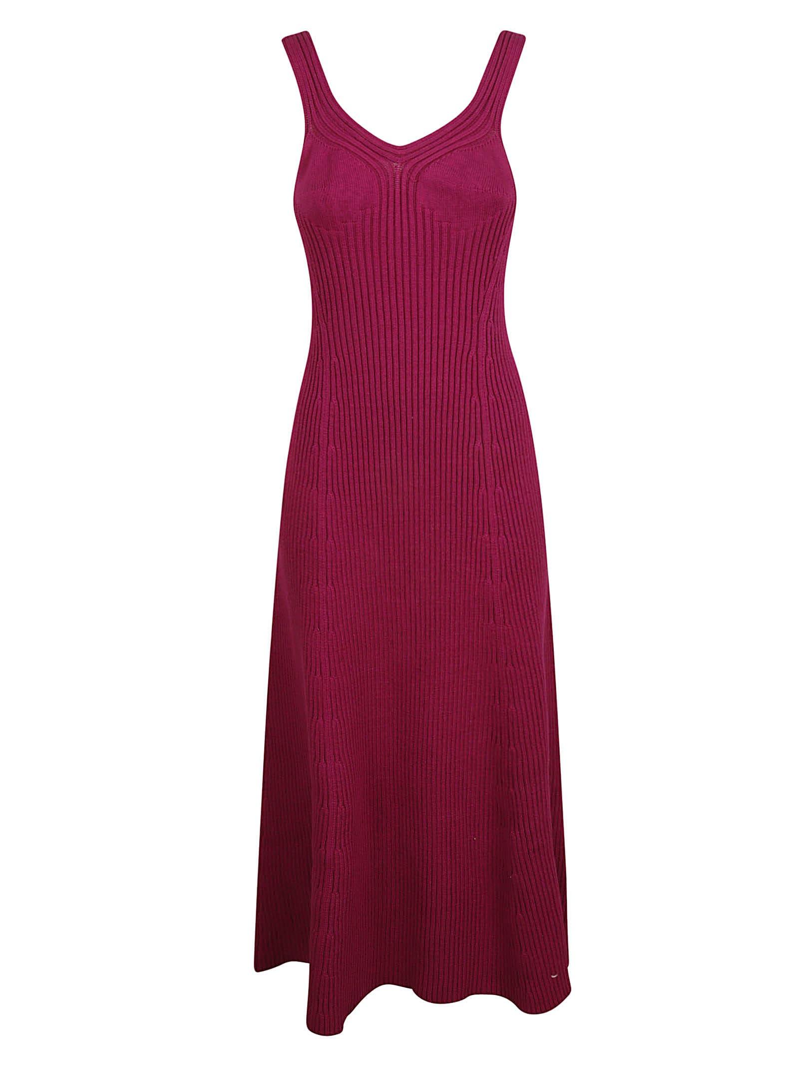 jil sander ribbed tank dress