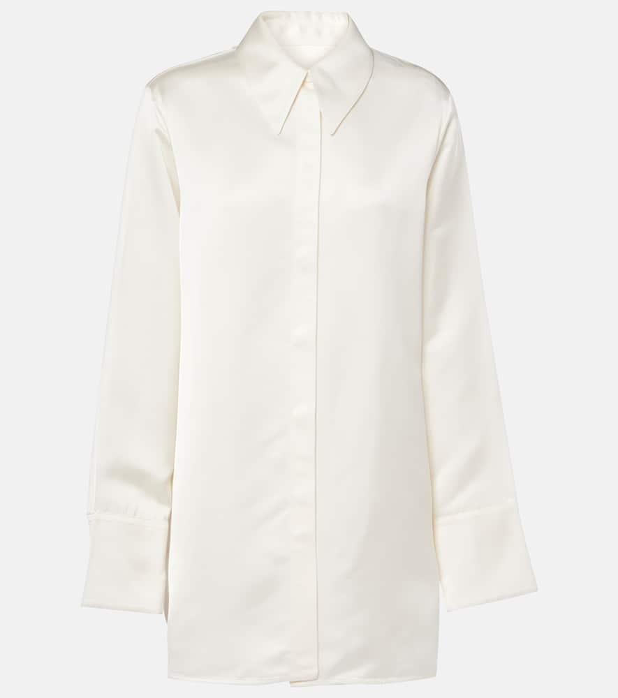 jil sander satin shirt