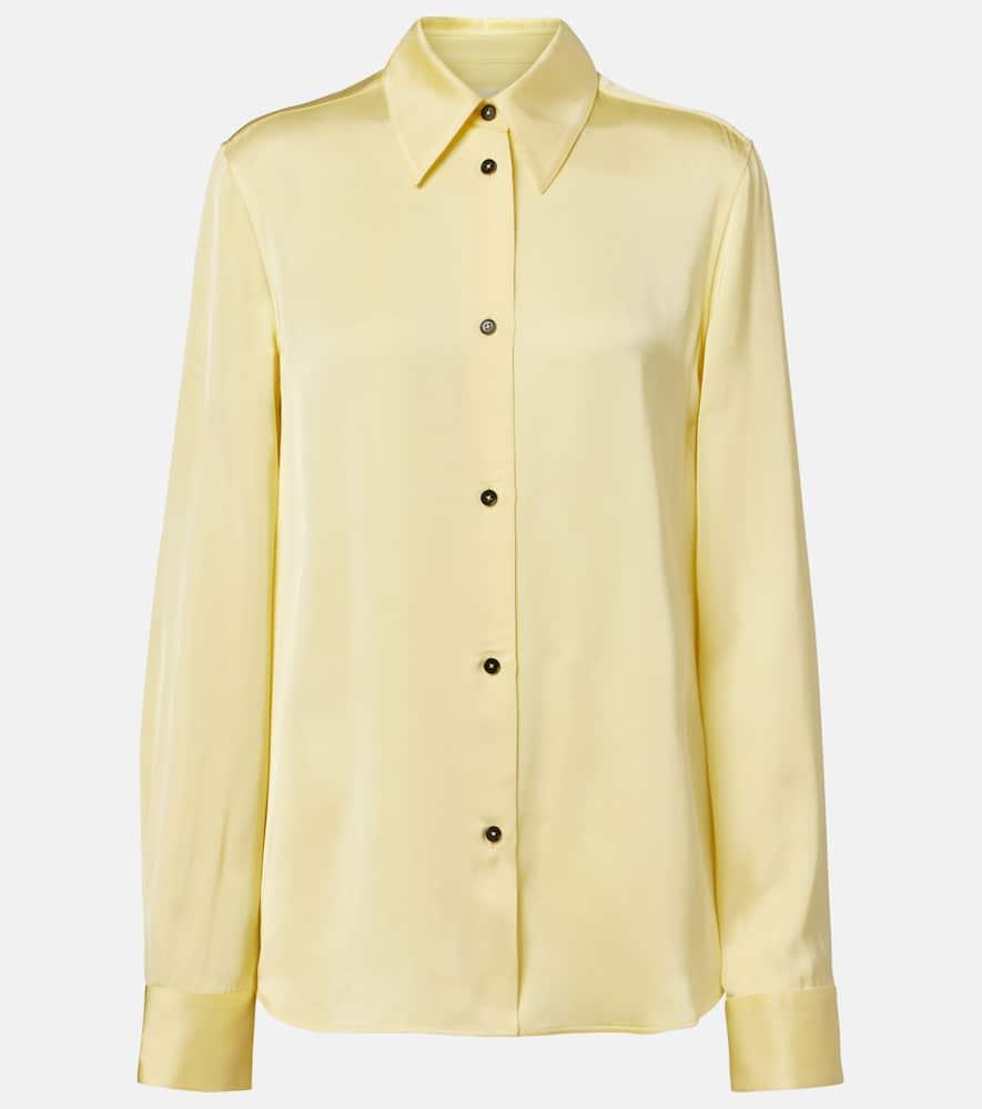 jil sander satin shirt
