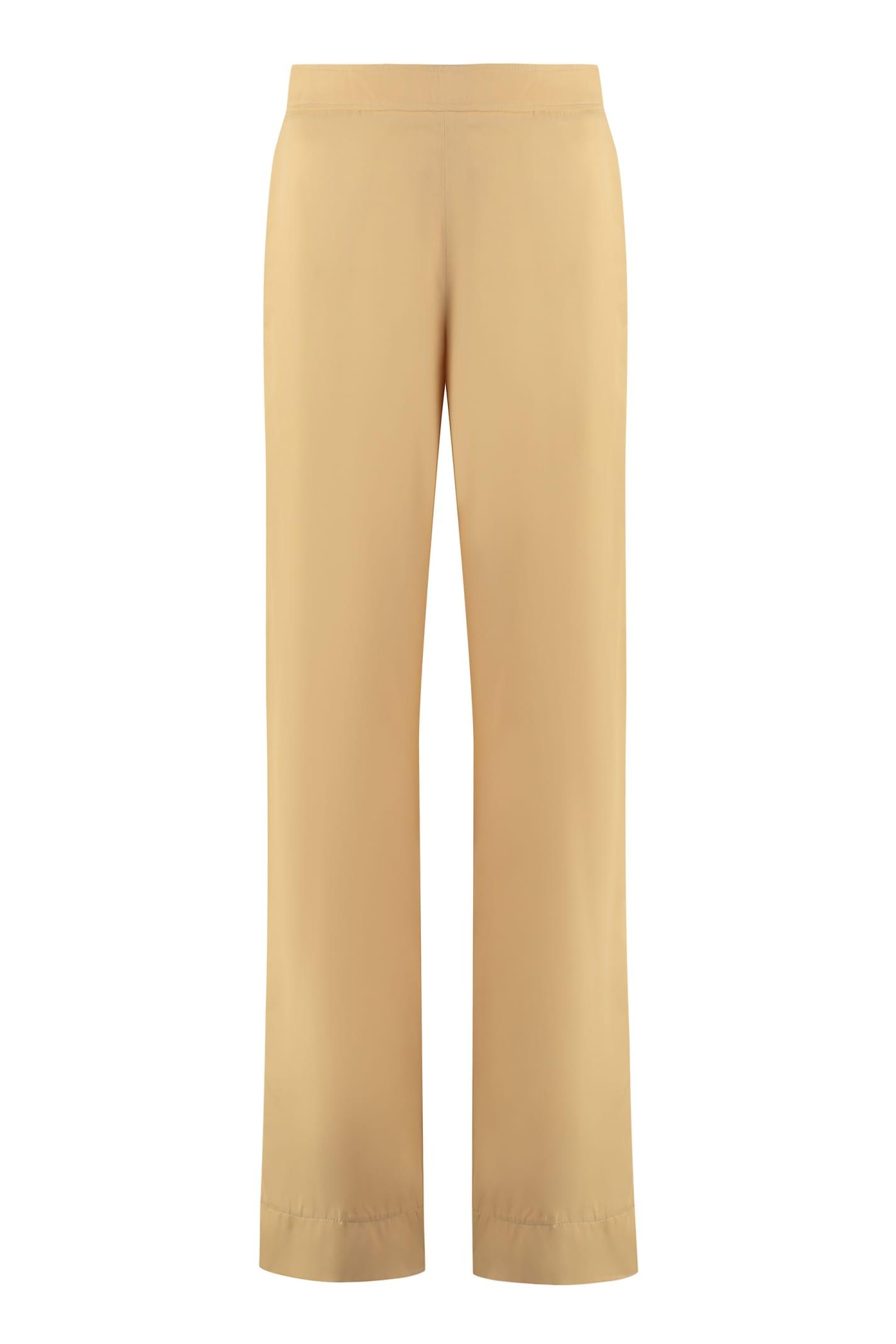 jil sander satin trousers