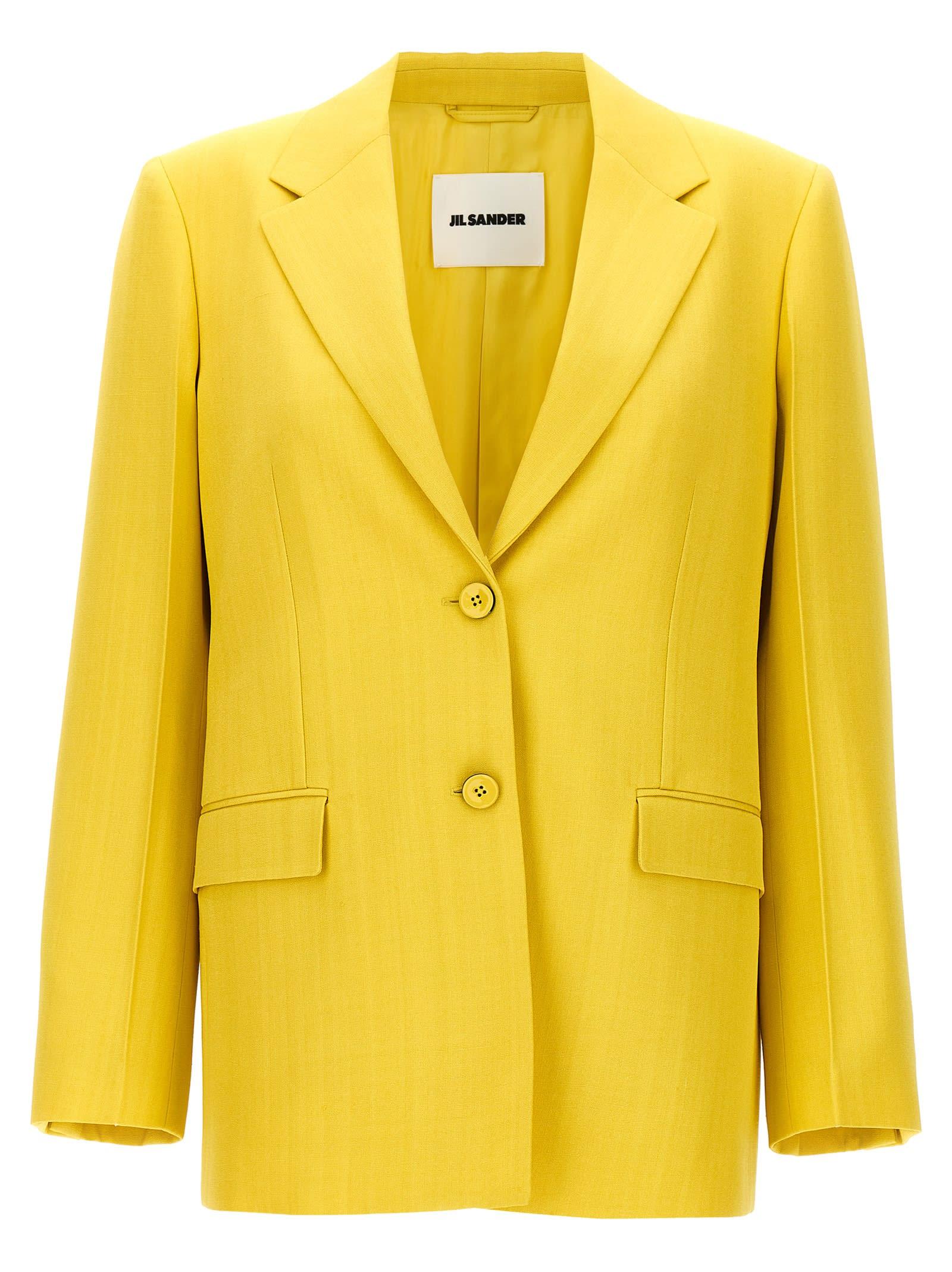 jil sander single-breasted blazer