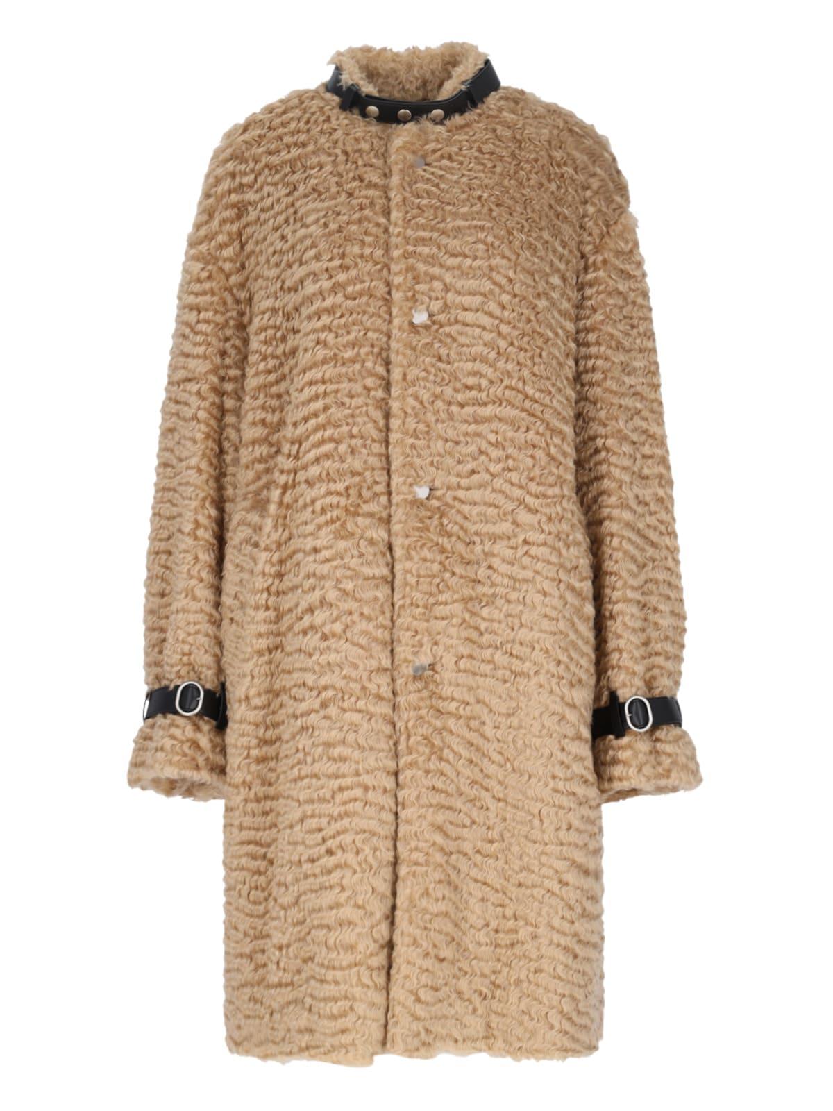 jil sander single-breasted midi coat