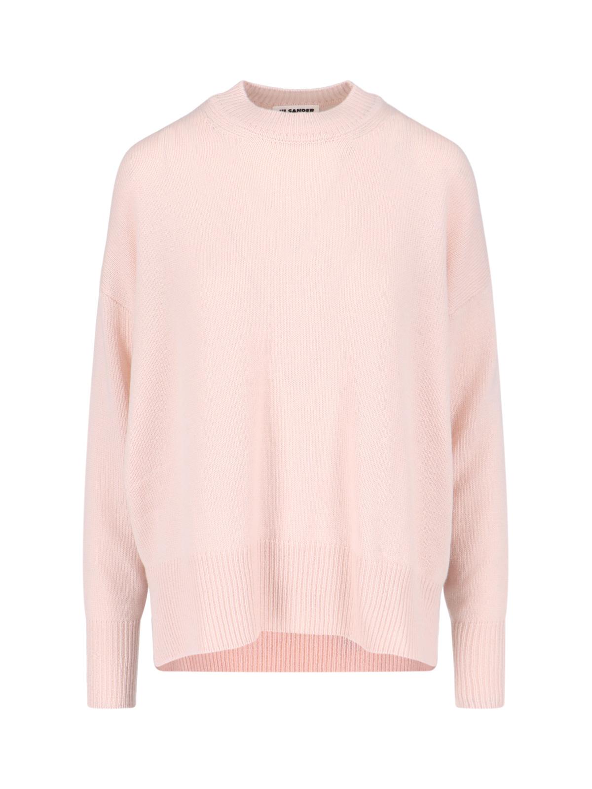 jil sander sweaters pink cashmere - women