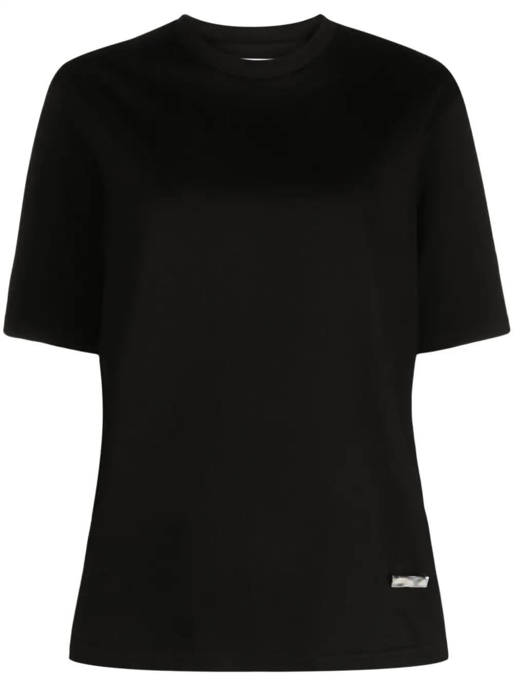 jil sander t-shirt black cotton - women