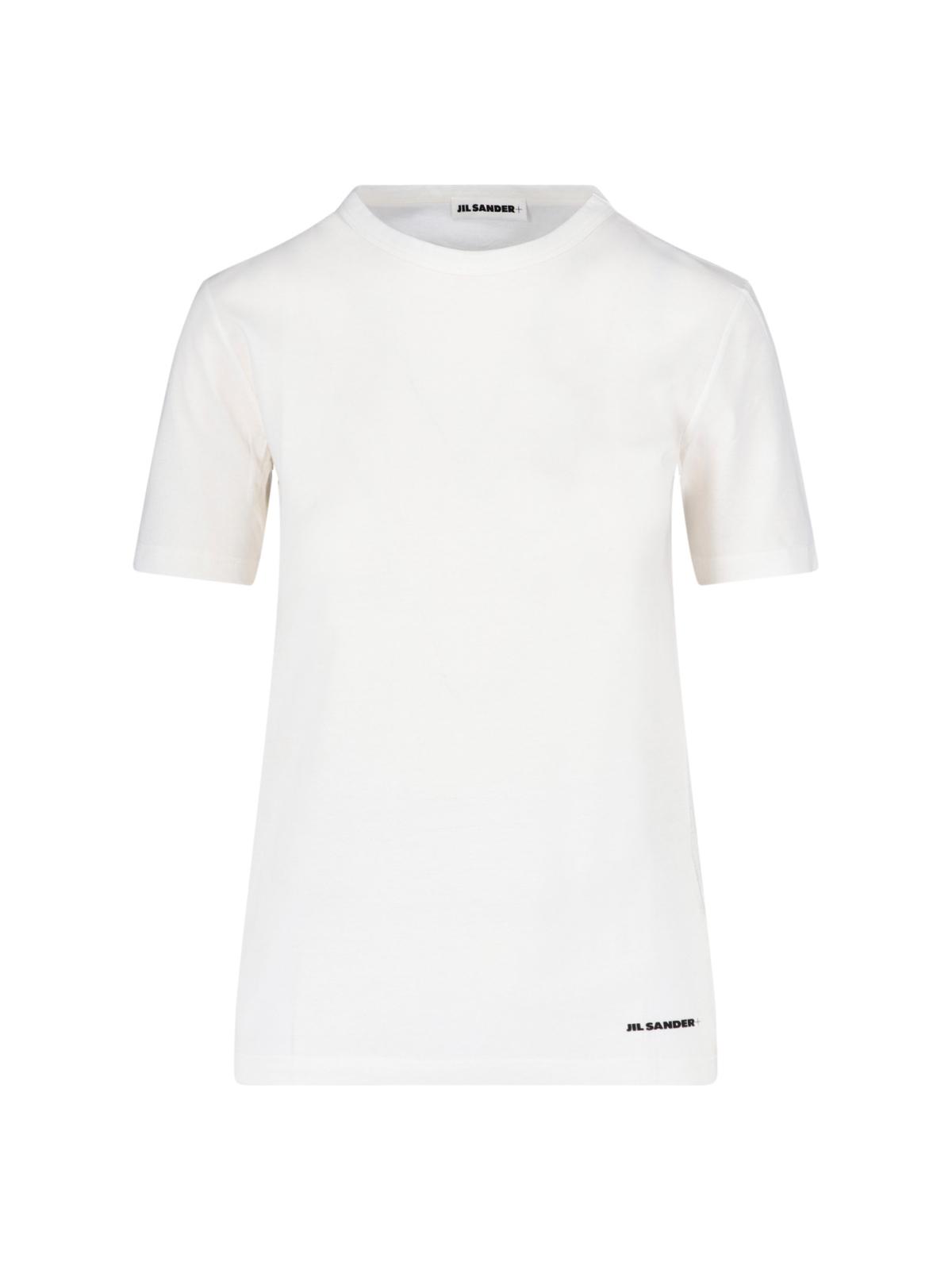 jil sander t-shirts and polos white cotton - women