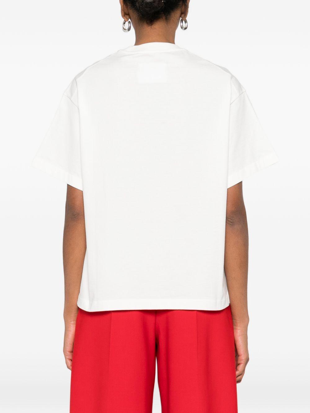 jil sander t-shirts and polos white cotton - women